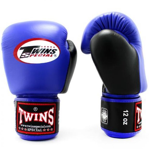 Twins Boks Eldiveni - Mavi - Twins BGVL3 2-Tone Boxing Gloves Black/Blue