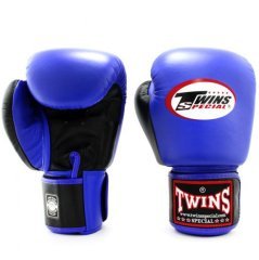 Twins Boks Eldiveni - Mavi - Twins BGVL3 2-Tone Boxing Gloves Black/Blue 12 oz