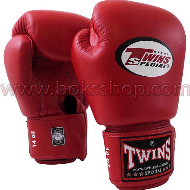 Twins Boks Eldiveni - Kırmızı 10 oz