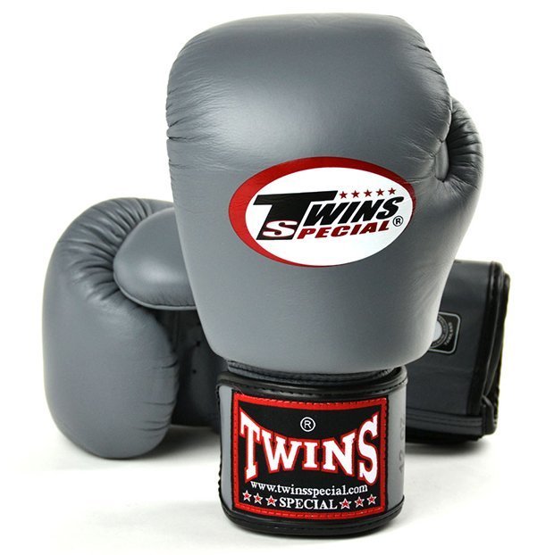 Twins Gri Boks Eldiveni - Twins Special Boxing Gloves BGVL-3 Grey 12 oz