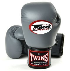 Twins Gri Boks Eldiveni - Twins Special Boxing Gloves BGVL-3 Grey 12 oz