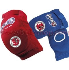 Dirseklik Muay Thai Federasyon Logolu Mavi - S / M