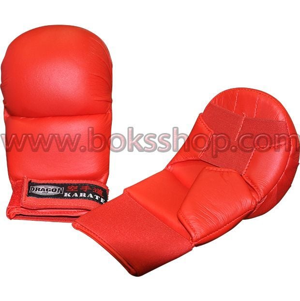 Dragon Karate Eldiveni - Kırmızı Medium (M)
