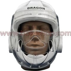 Taekwondo Maskeli Kask - Beyaz XLarge (XL)