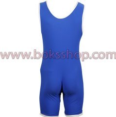 Güreş Mayosu Tek Taraflı Mavi - Medium (M)