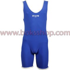 Güreş Mayosu Tek Taraflı Mavi - Medium (M)