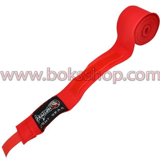 Dragon 3.5 Metre Elastik Bandaj (Çift) Kırmızı