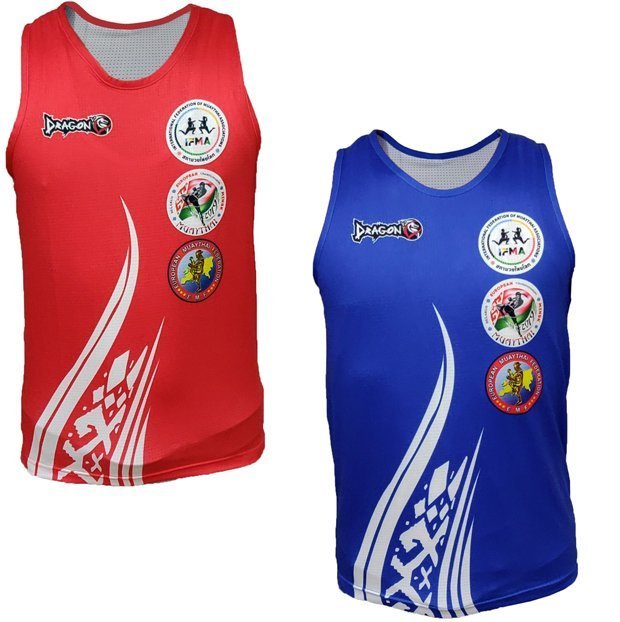 IFMA Muay Thai Avrupa Şampiyonası Resmi Atleti Belarus 2019 Kırmızı - XLarge (XL)