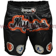 Muay Thai Federasyon Logolu Şort - Müsabaka XSmall (XS)